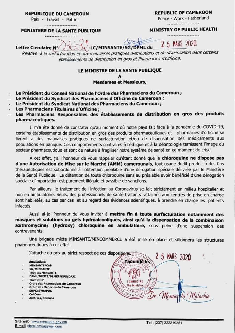LettrePratiqueSurfacturation COVID19