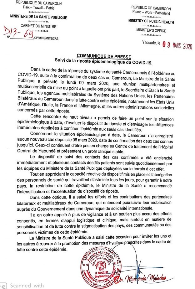 SuiviRiposteCOVID 19